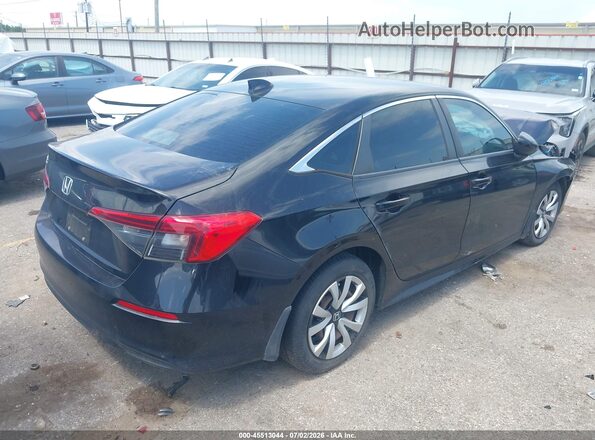 2HGFE2F20NH523586 2022 HONDA CIVIC Black Հետևի աջ