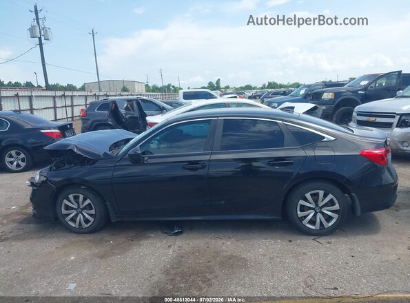 2HGFE2F20NH523586 2022 HONDA CIVIC Black Սալոնի 360 աստիճան տեսք