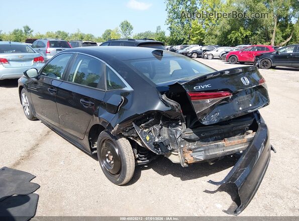 2HGFE2F20NH540257 2022 HONDA CIVIC Black Trasero izquierdo