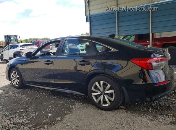 2HGFE2F20NH564042 2022 HONDA CIVIC Black უკანა მარცხენა