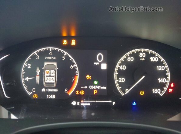 2HGFE2F20NH569256 2022 HONDA CIVIC Black ხელსაწყოთა პანელის ხედი