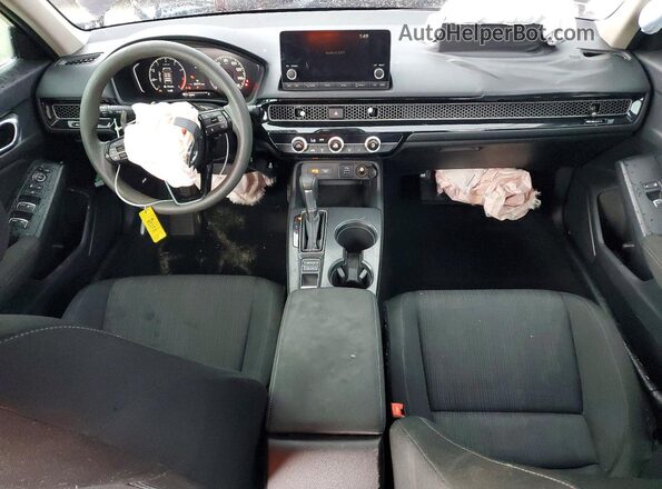 2HGFE2F20NH569256 2022 HONDA CIVIC Black წინა პანელის ხედი