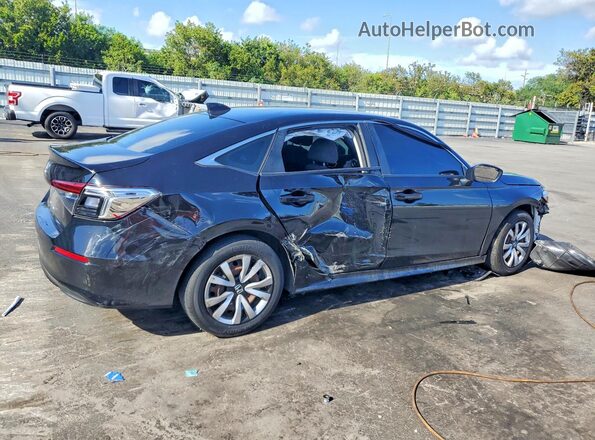 2HGFE2F20NH569256 2022 HONDA CIVIC Black უკანა მარჯვენა