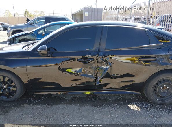 2HGFE2F20PH538494 2023 HONDA CIVIC Black Вид спереду