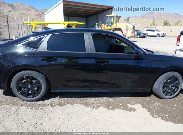 2HGFE2F20PH538494 2023 HONDA CIVIC Black Вид щитка приладів