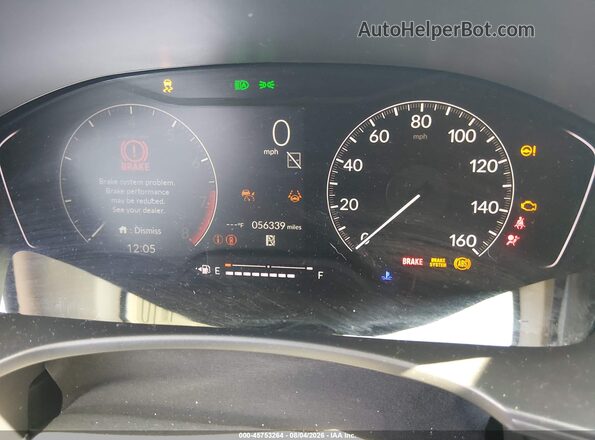 2HGFE2F20PH539676 2023 HONDA CIVIC White Vista de los asientos traseros