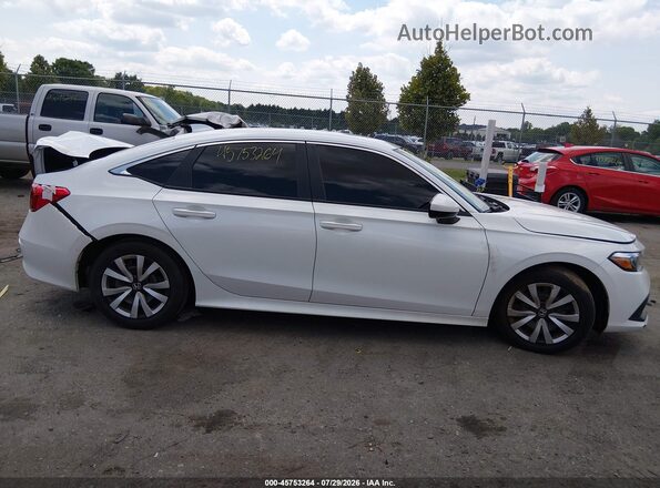 2HGFE2F20PH539676 2023 HONDA CIVIC White Vista del cuadro de instrumentos