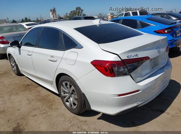 2HGFE2F20PH550046 2023 HONDA CIVIC White უკანა მარცხენა