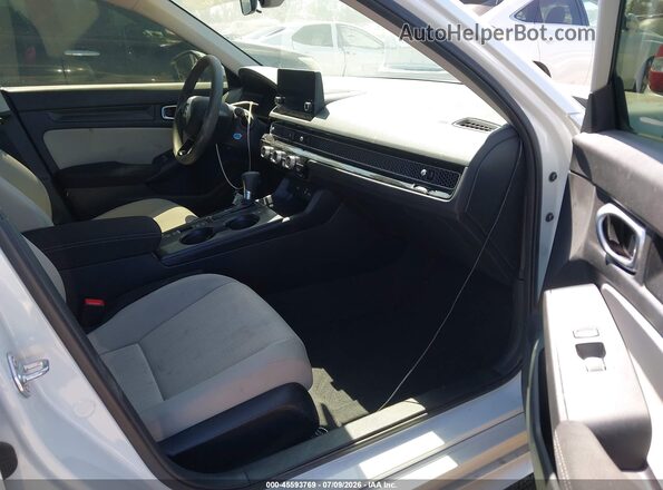 2HGFE2F20PH550046 2023 HONDA CIVIC White წინა სალონის ხედი