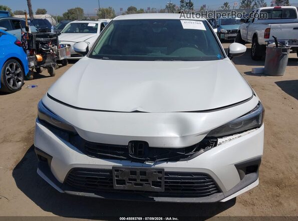 2HGFE2F20PH550046 2023 HONDA CIVIC White ხელსაწყოთა პანელის ხედი