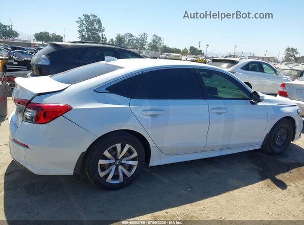 2HGFE2F20PH550046 2023 HONDA CIVIC White უკანა სალონის ხედი