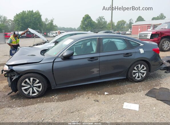 2HGFE2F20PH555201 2023 HONDA CIVIC Gray Widok wnętrza 360 stopni