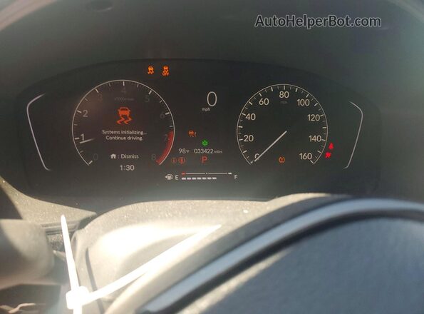 2HGFE2F20PH567669 2023 HONDA CIVIC Gray Սարքավորումների վահանակի տեսք
