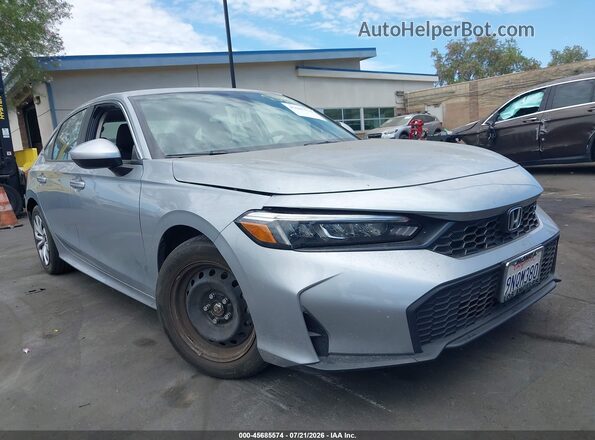 2HGFE2F20SH509957 2025 HONDA CIVIC Silver წინა ხედი