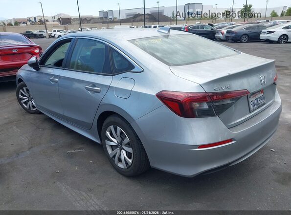 2HGFE2F20SH509957 2025 HONDA CIVIC Silver უკანა მარცხენა