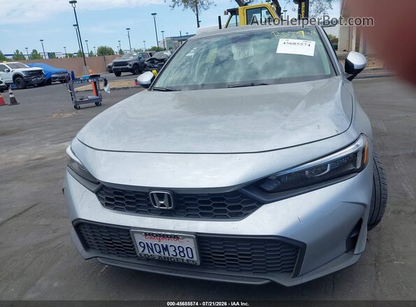 2HGFE2F20SH509957 2025 HONDA CIVIC Silver ხელსაწყოთა პანელის ხედი