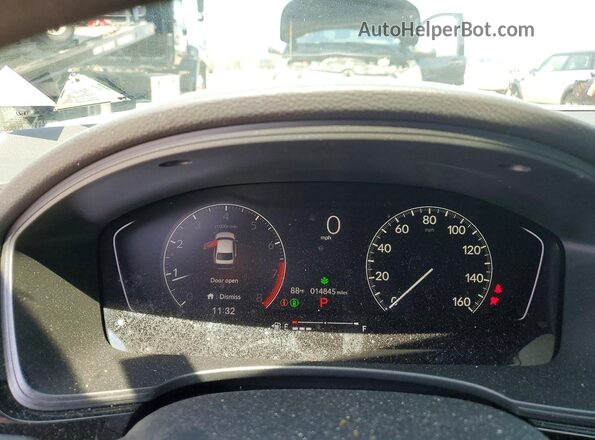 2HGFE2F20SH588269 2025 HONDA CIVIC White Instrument cluster view