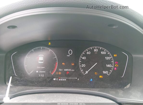 2HGFE2F20TH548890 2026 HONDA CIVIC Black Вид задніх сидінь
