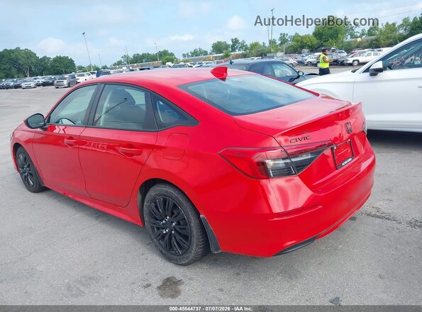 2HGFE2F21PH541873 2023 HONDA CIVIC Red Задня ліва чверть
