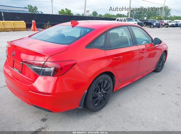 2HGFE2F21PH541873 2023 HONDA CIVIC Red Задня права чверть