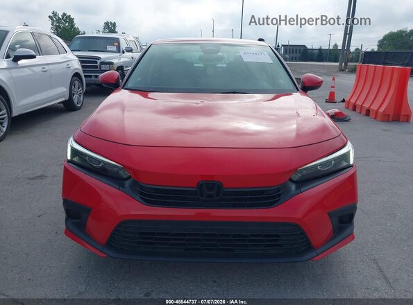 2HGFE2F21PH541873 2023 HONDA CIVIC Red Вид щитка приладів
