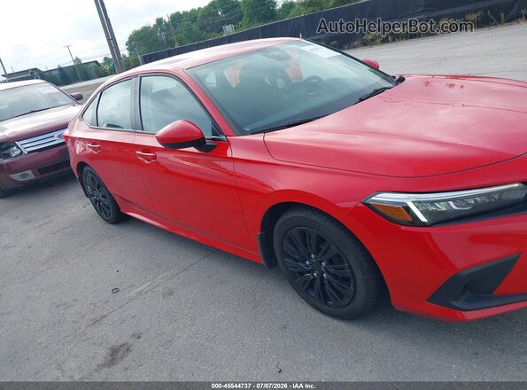 2HGFE2F21PH541873 2023 HONDA CIVIC Red Вид задньої частини салону
