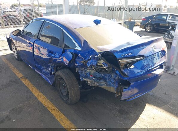 2HGFE2F21RH549166 2024 HONDA CIVIC Blue Հետևի ձախ