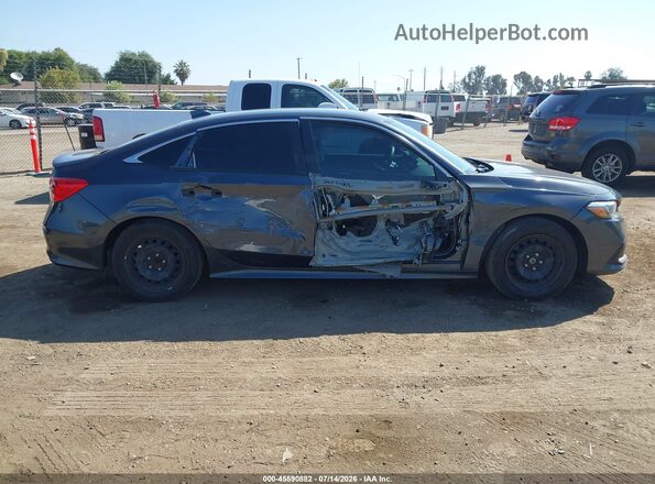 2HGFE2F21RH595161 2024 HONDA CIVIC Navy Rear interior view