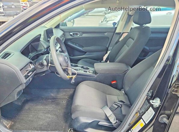 2HGFE2F21SH554616 2025 HONDA CIVIC Black წინა სალონის ხედი