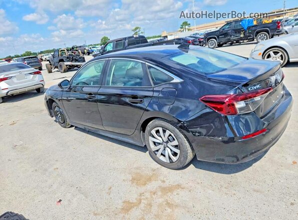 2HGFE2F21SH554616 2025 HONDA CIVIC Black უკანა მარცხენა