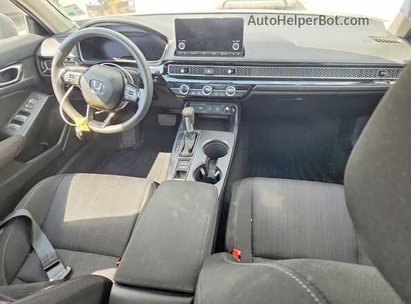2HGFE2F21SH554616 2025 HONDA CIVIC Black წინა პანელის ხედი