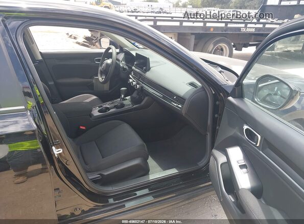 2HGFE2F21SH602230 2025 HONDA CIVIC Black Вид салону спереду