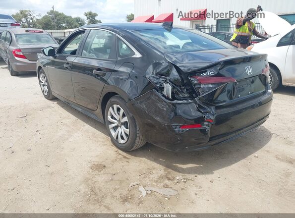 2HGFE2F21SH602230 2025 HONDA CIVIC Black Задня ліва чверть