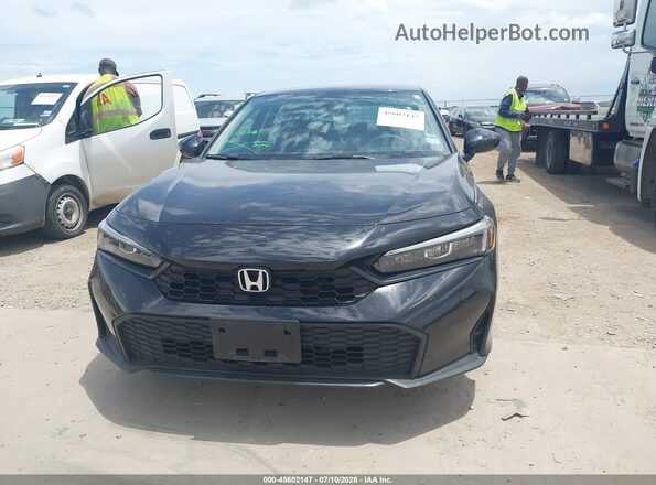 2HGFE2F21SH602230 2025 HONDA CIVIC Black Вид щитка приладів