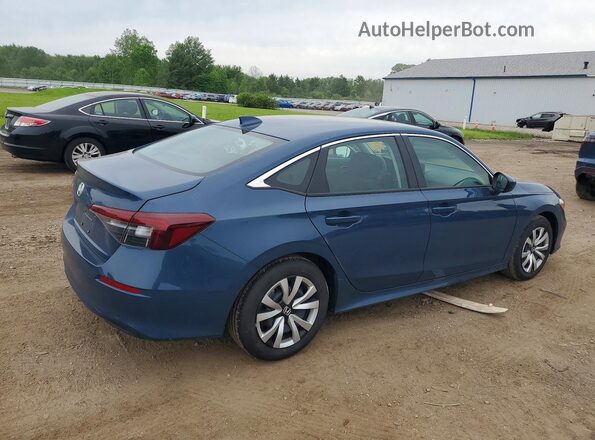 2HGFE2F21TH544525 2026 HONDA CIVIC Синий Задняя правая четверть
