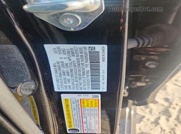 2HGFE2F21TH575662 2026 HONDA CIVIC Black Vista del compartimento del motor