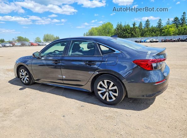 2HGFE2F22NH125098 2022 HONDA CIVIC Серый Задняя левая четверть