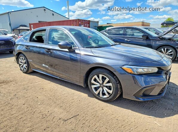 2HGFE2F22NH125098 2022 HONDA CIVIC Серый Передняя правая четверть