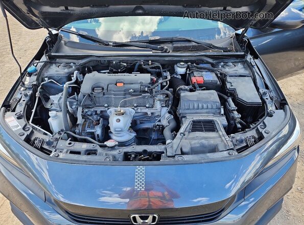 2HGFE2F22NH125098 2022 HONDA CIVIC Серый Вид задней части салона