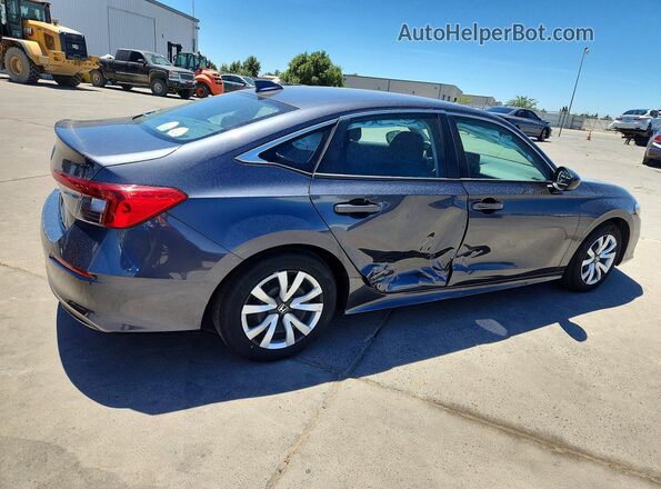 2HGFE2F22NH509480 2022 HONDA CIVIC Charcoal Tył prawy