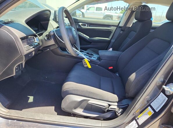 2HGFE2F22NH509480 2022 HONDA CIVIC Charcoal Widok wnętrza z przodu