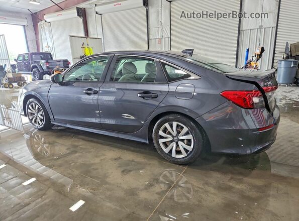 2HGFE2F22NH511584 2022 HONDA CIVIC Gray Rear left
