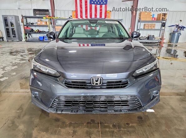 2HGFE2F22NH511584 2022 HONDA CIVIC Gray Front view