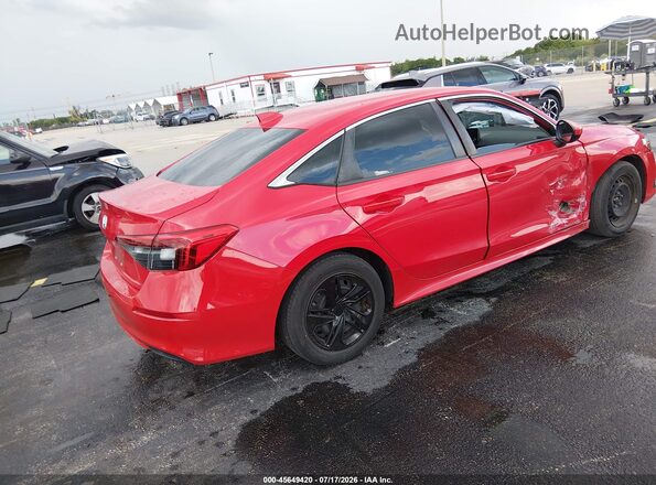 2HGFE2F22NH532340 2022 HONDA CIVIC Red Tył prawy
