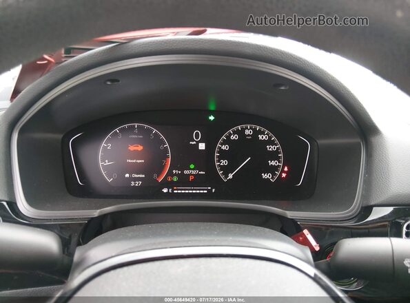 2HGFE2F22NH532340 2022 HONDA CIVIC Red Widok tylnych siedzeń