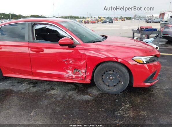 2HGFE2F22NH532340 2022 HONDA CIVIC Red Widok z przodu