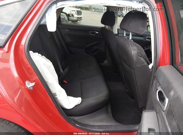 2HGFE2F22NH532340 2022 HONDA CIVIC Red Widok naklejki z numerem VIN