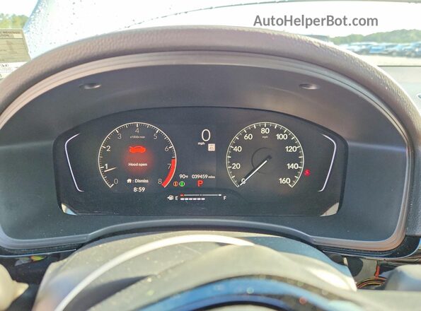 2HGFE2F22SH519082 2025 HONDA CIVIC White Instrument cluster view