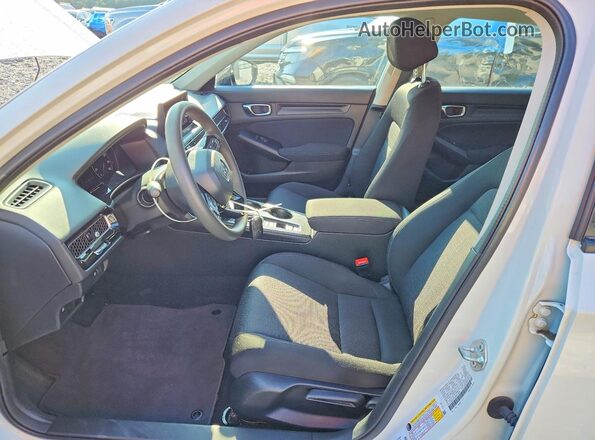 2HGFE2F22SH519082 2025 HONDA CIVIC White Front interior view