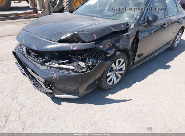 2HGFE2F22SH600597 2025 HONDA CIVIC Black Դիմացի տեսք